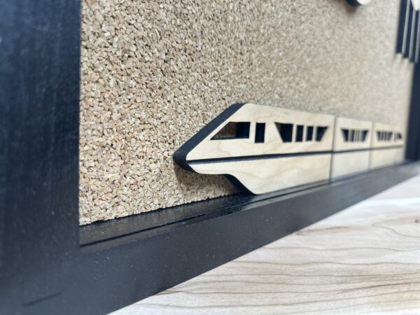 Disney Inspired Park Icon and Monorail Shadowbox - Image 6