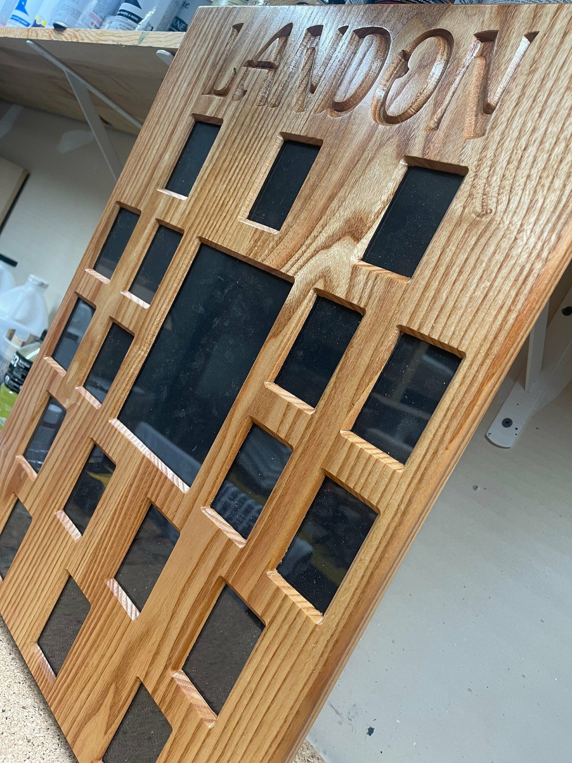 Custom made, hand made, solid wood picture frame, birth through eighteen, children, school photos, personalized