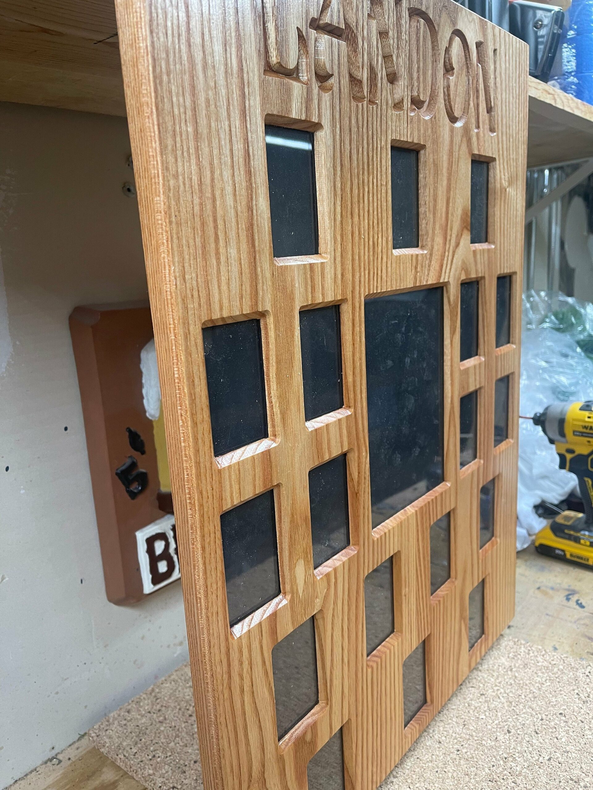 Custom made, hand made, solid wood picture frame, birth through eighteen, children, school photos, personalized