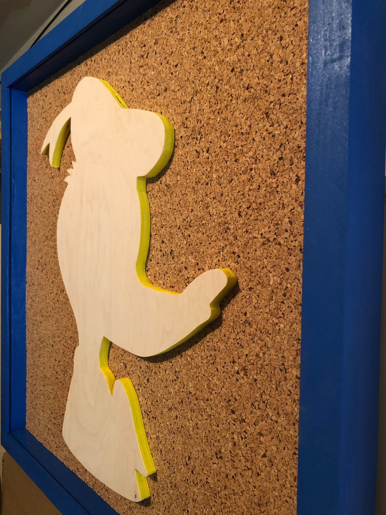 Disney Inspired Pin Display Shadowbox (Donald Duck -reverse), Corkboard, Cork Display