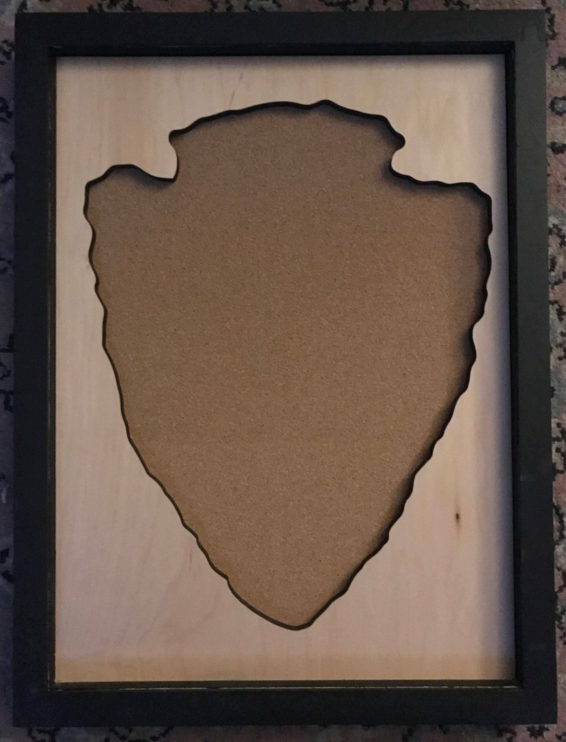 National Park Service Inspired Pin Display Shadowbox, Corkboard, Cork Display