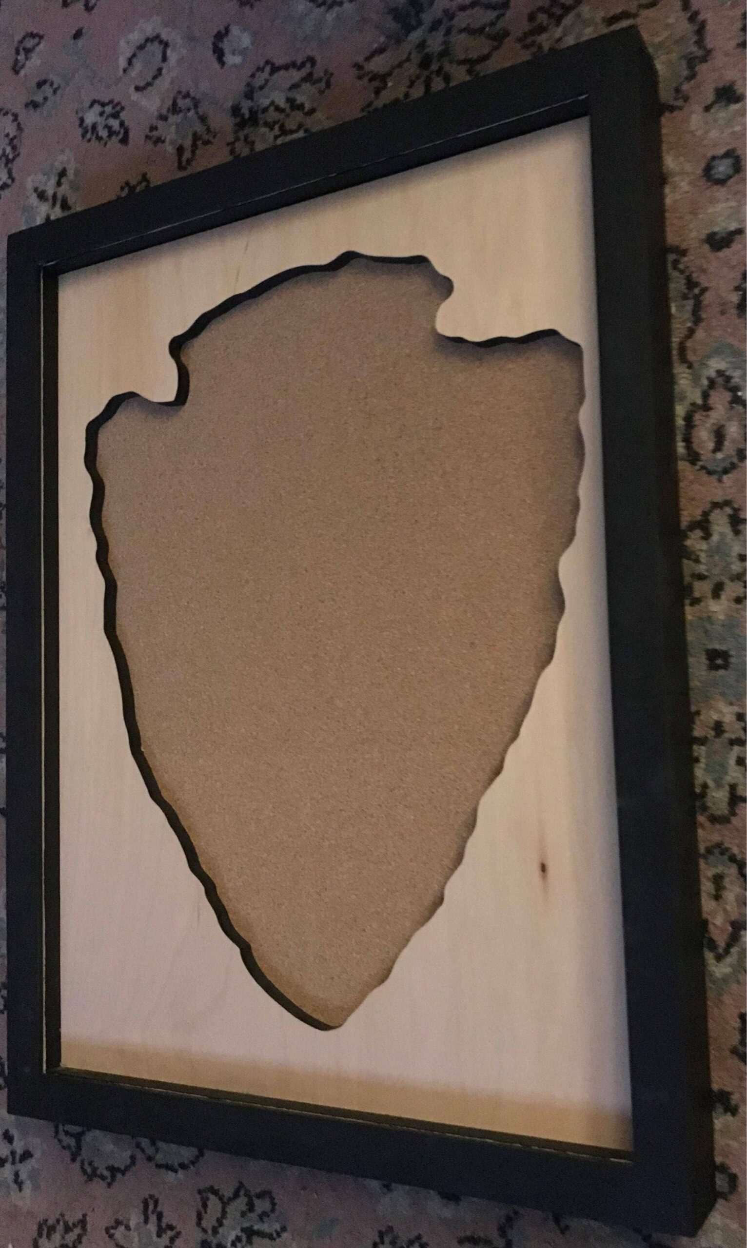 National Park Service Inspired Pin Display Shadowbox, Corkboard, Cork Display