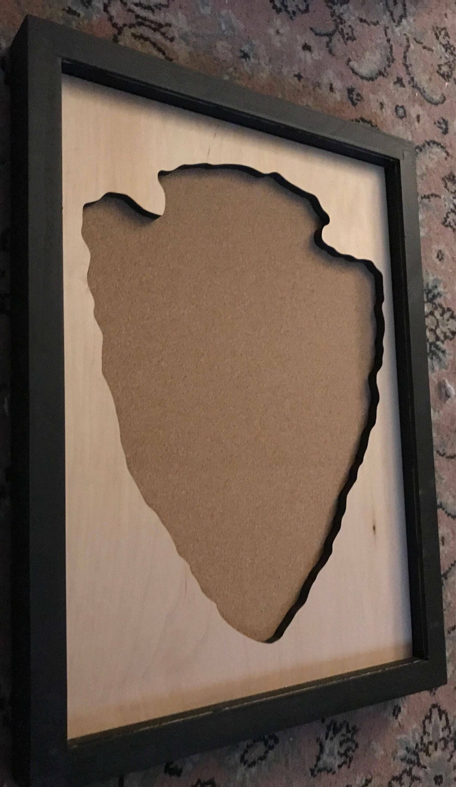 National Park Service Inspired Pin Display Shadowbox, Corkboard, Cork Display