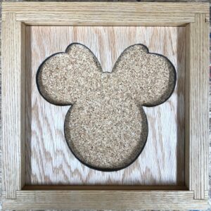 Disney Inspired Pin Display Shadowbox (Minnie Mouse), Corkboard, Cork Display