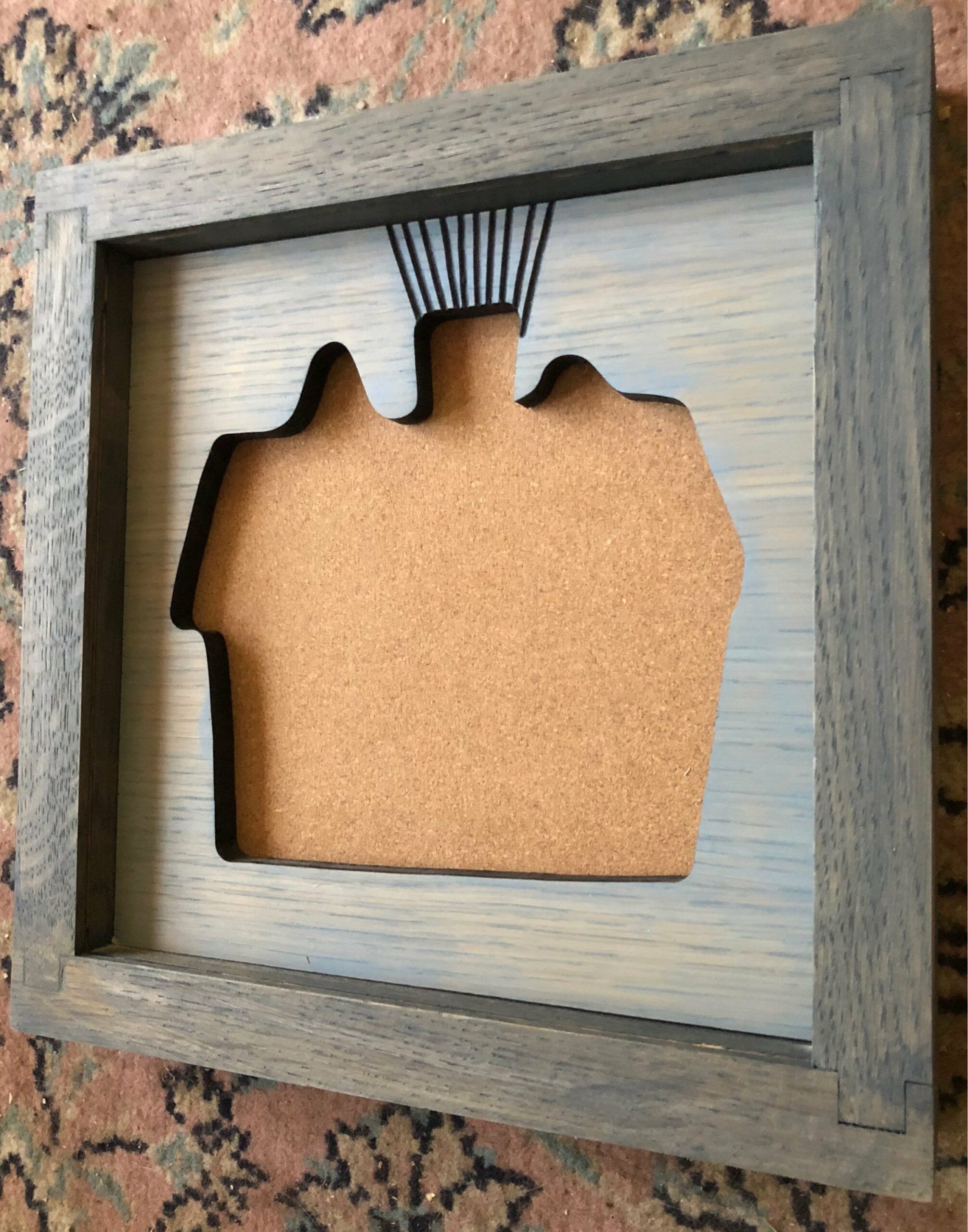 Disney Inspired Pin Display Shadowbox (UP House with Balloons), Corkboard, Cork Display