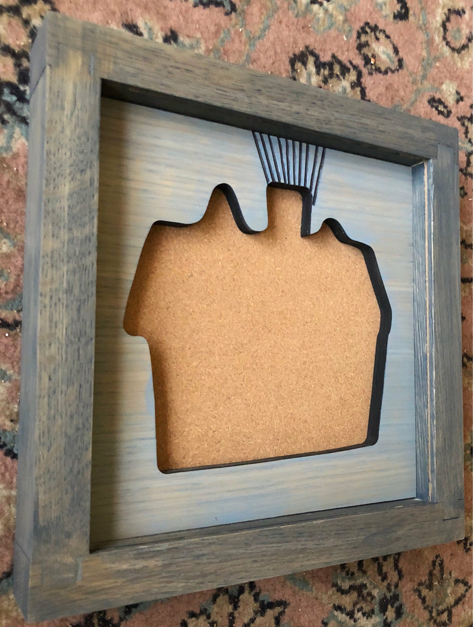 Disney Inspired Pin Display Shadowbox (UP House with Balloons), Corkboard, Cork Display