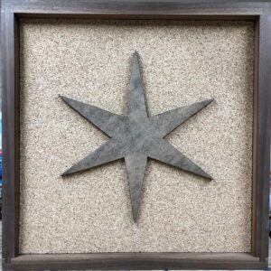 Six Point Star Pin Display Shadowbox (Adventures by Disney), Corkboard, Cork Display