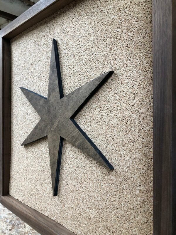 Six Point Star Pin Display Shadowbox (Adventures by Disney), Corkboard, Cork Display