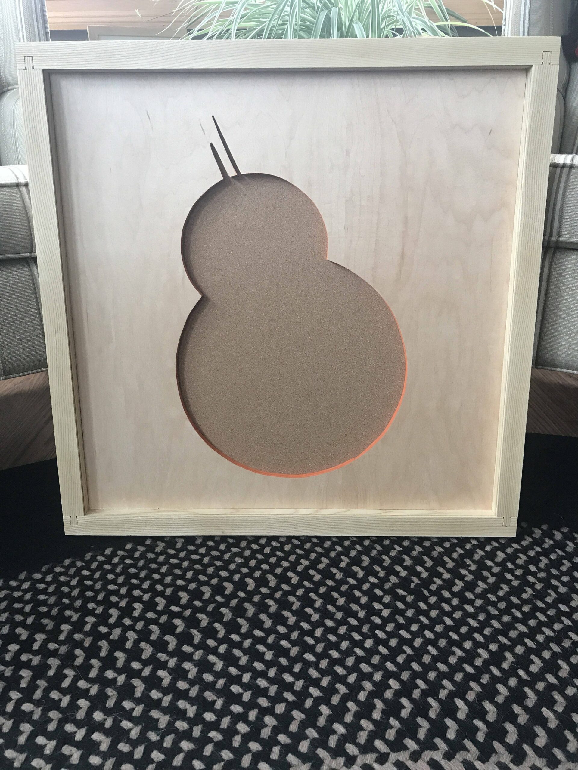 Disney Inspired Pin Display Shadowbox (Star Wars BB-8), Corkboard, Cork Display