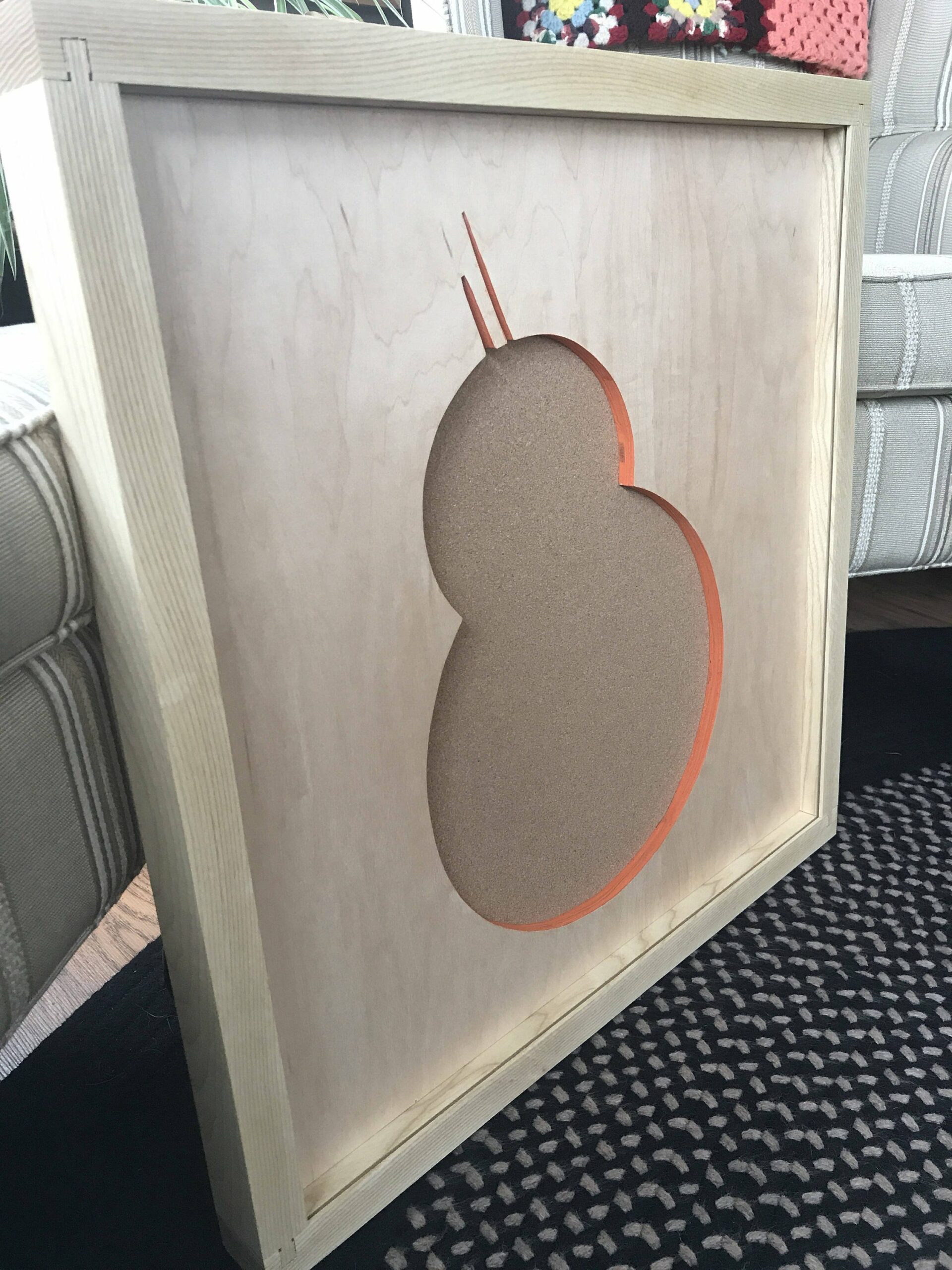 Disney Inspired Pin Display Shadowbox (Star Wars BB-8), Corkboard, Cork Display