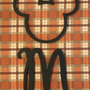 Disney Inspired Mickey “HOME” sign, Mickey Mouse, letters