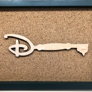 Disney Inspired Pin Display Shadowbox (Disney Store Key Pin), Corkboard, Cork Display