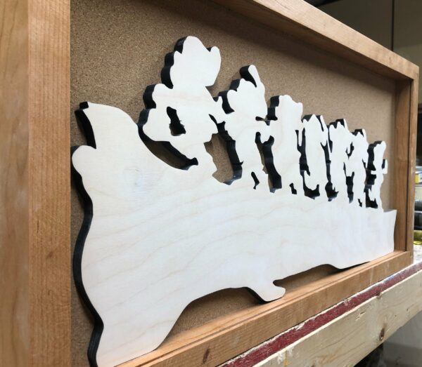 Disney Inspired Snow White Pin Display Shadowbox (Seven Dwarfs), Corkboard, Cork Display