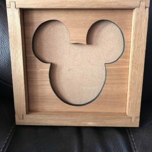 Disney Inspired Pin Display Shadowbox (Mickey), Corkboard, Cork Display