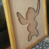Disney Inspired Pin Display Shadowbox (Stitch - 1), Corkboard, Cork Display