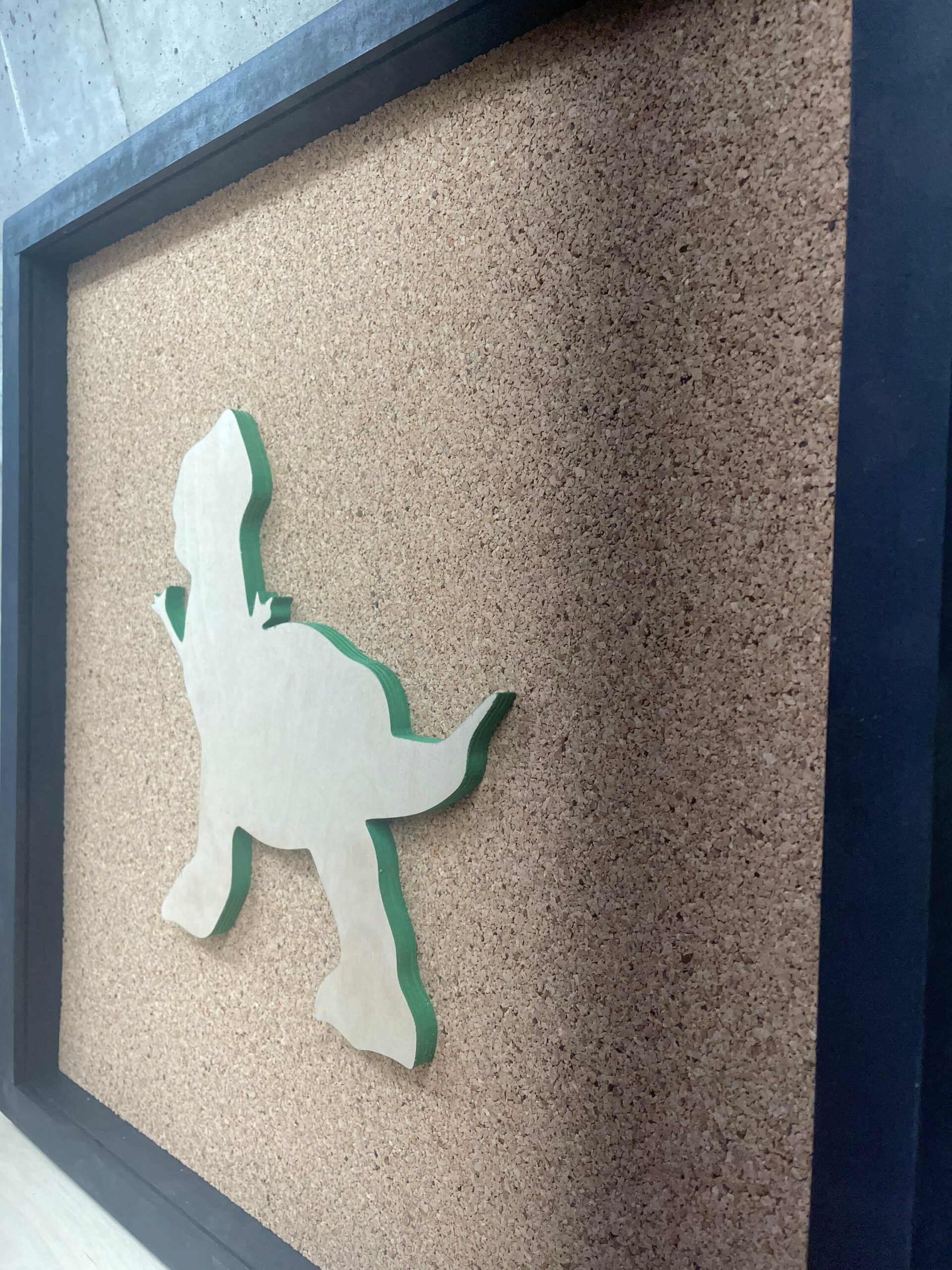 Disney Inspired Pin Display Shadowbox (Toy Story Rex), Corkboard, Cork Display