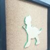 Disney Inspired Pin Display Shadowbox (Toy Story Rex), Corkboard, Cork Display