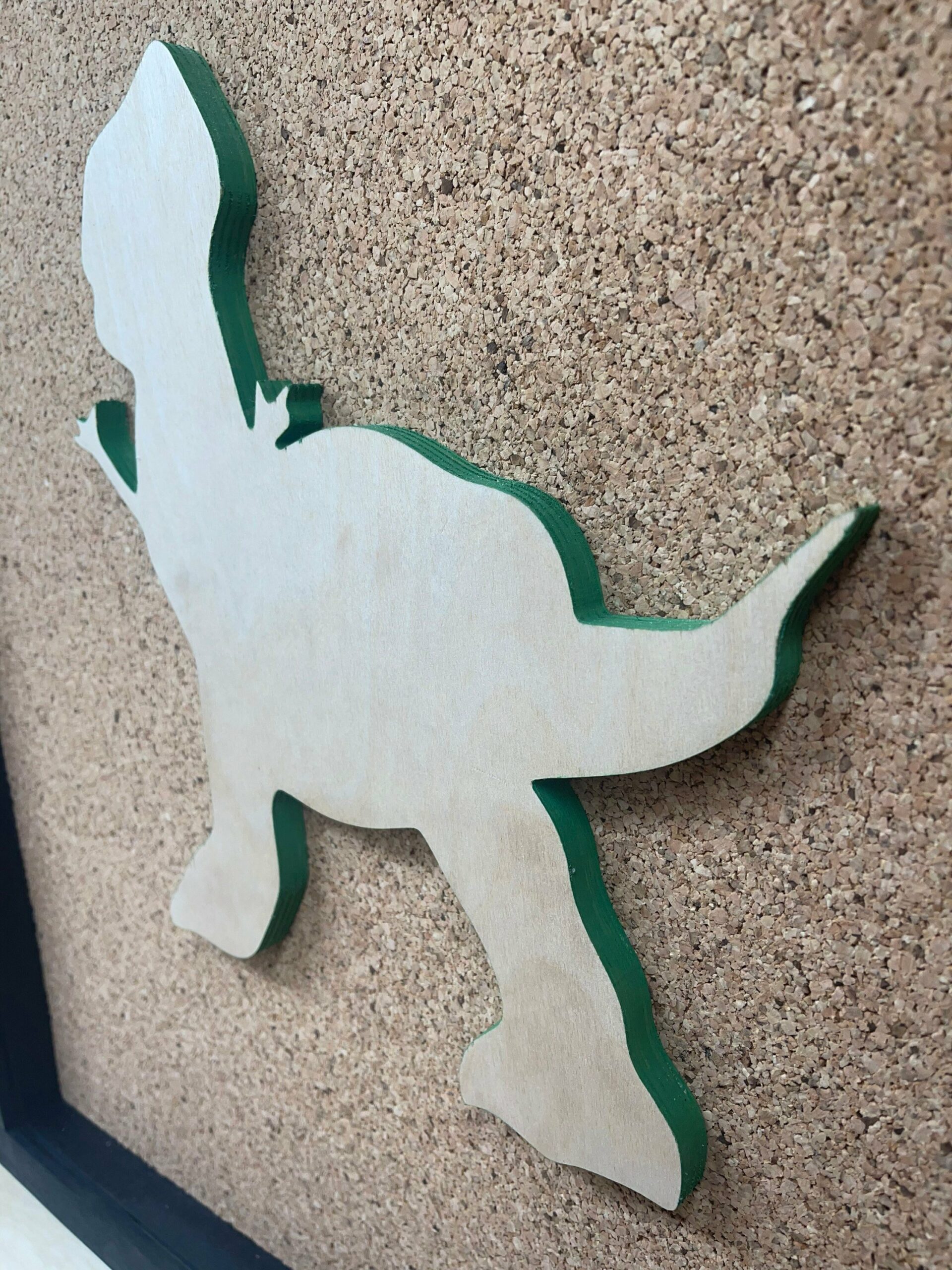 Disney Inspired Pin Display Shadowbox (Toy Story Rex), Corkboard, Cork Display