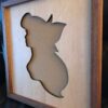 Disney Inspired Pin Display Shadowbox (Little Mermaid Ariel), Corkboard, Cork Display