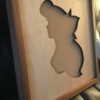 Disney Inspired Pin Display Shadowbox (Little Mermaid Ariel), Corkboard, Cork Display