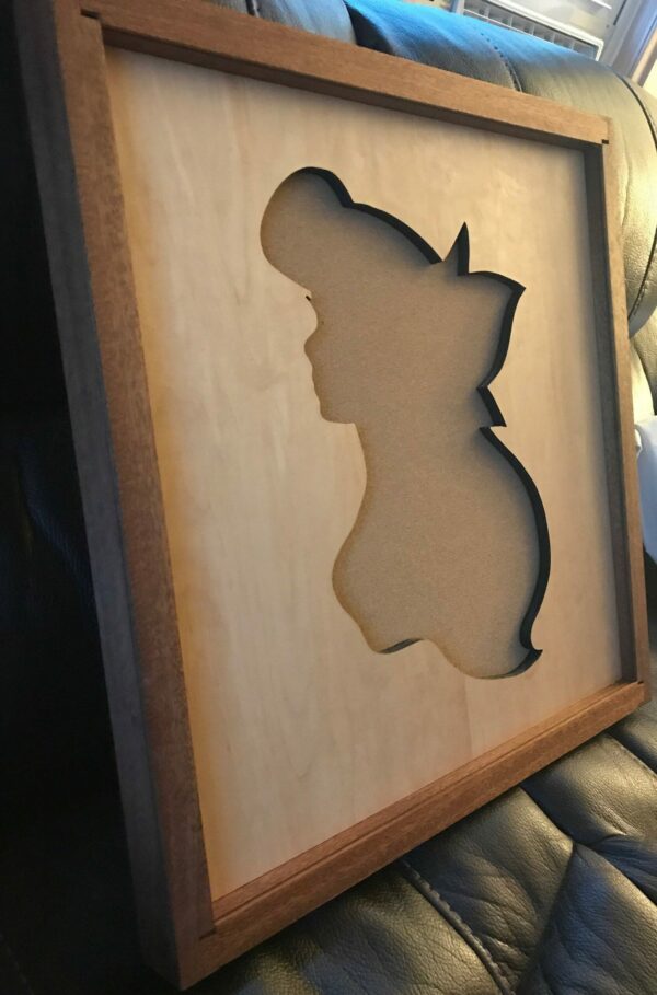 Disney Inspired Pin Display Shadowbox (Little Mermaid Ariel), Corkboard, Cork Display
