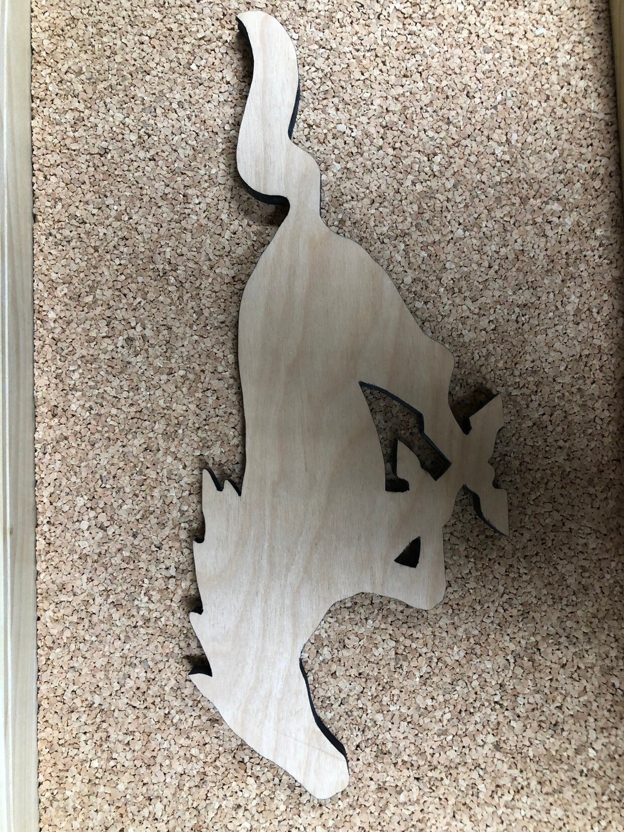 Ford Mustang Inspired Display Shadowbox, Corkboard, Cork Display