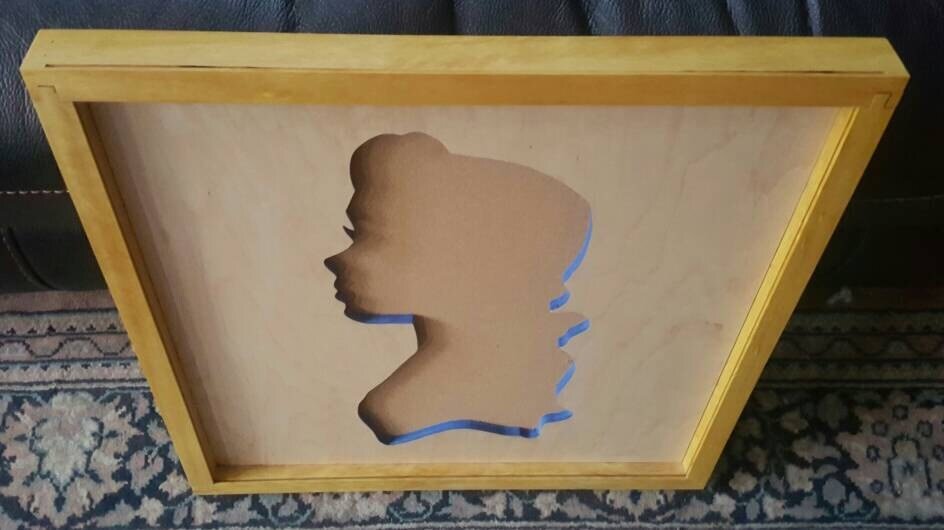 Disney Inspired Pin Display Shadowbox (Belle), Corkboard, Cork Display