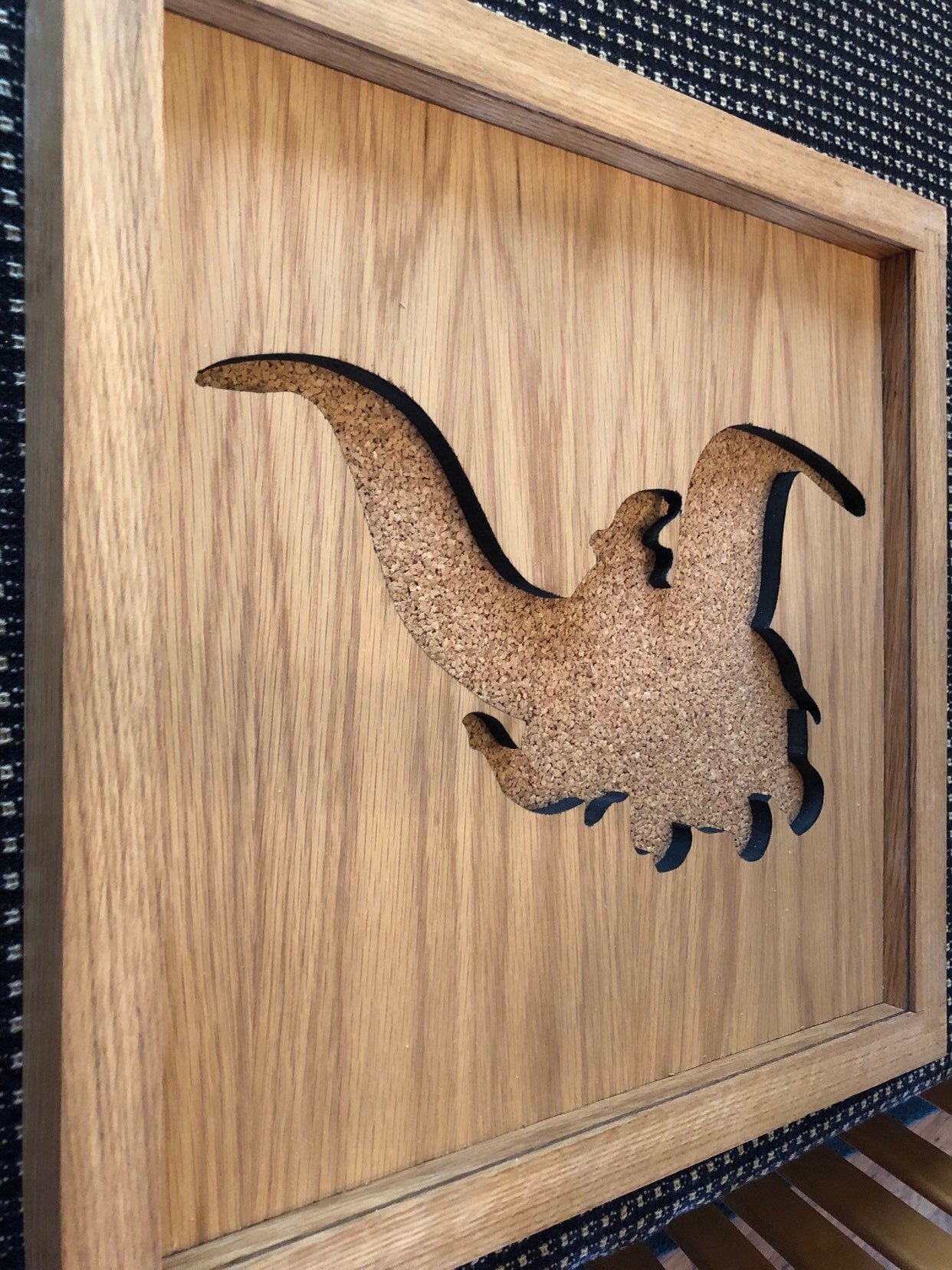 Disney Inspired Pin Display Shadowbox (Dumbo), Corkboard, Cork Display