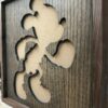 Disney Inspired Pin Display Shadowbox (Running Mickey)(Run Disney), Corkboard, Cork Display