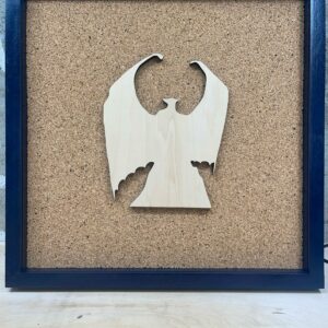 Disney Villians Inspired Pin Display Shadowbox (Chernabog), Corkboard, Cork Display