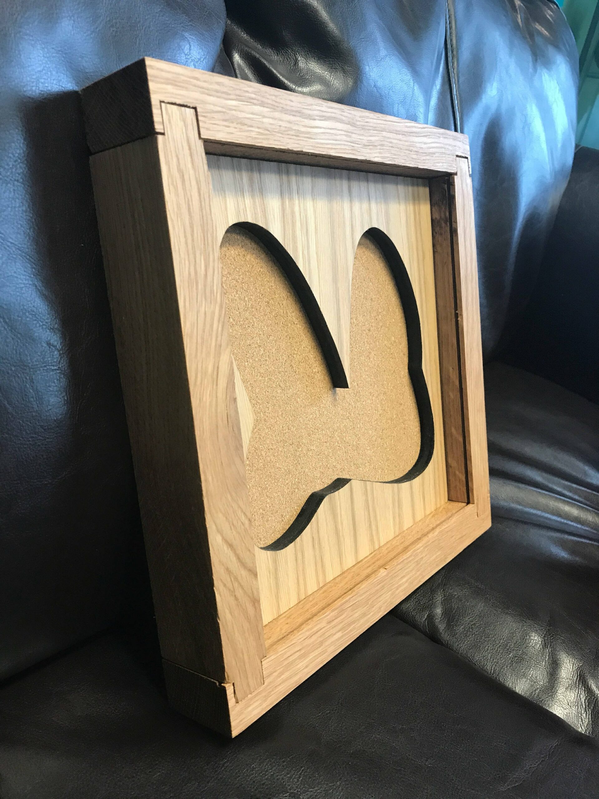 Disney Inspired Pin Display Shadowbox (Minnie Bow), Corkboard, Cork Display