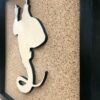 Disney Inspired Pin Display Shadowbox (Genie), Corkboard, Cork Display