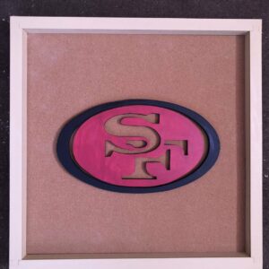 San Francisco 49ers Inspired Display Shadowbox, Corkboard, Cork Display, Tickets