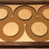 Olympics Inspired Pin Display Shadowbox (Olympic Rings), Corkboard, Cork Display
