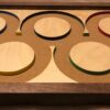 Olympics Inspired Pin Display Shadowbox (Olympic Rings), Corkboard, Cork Display