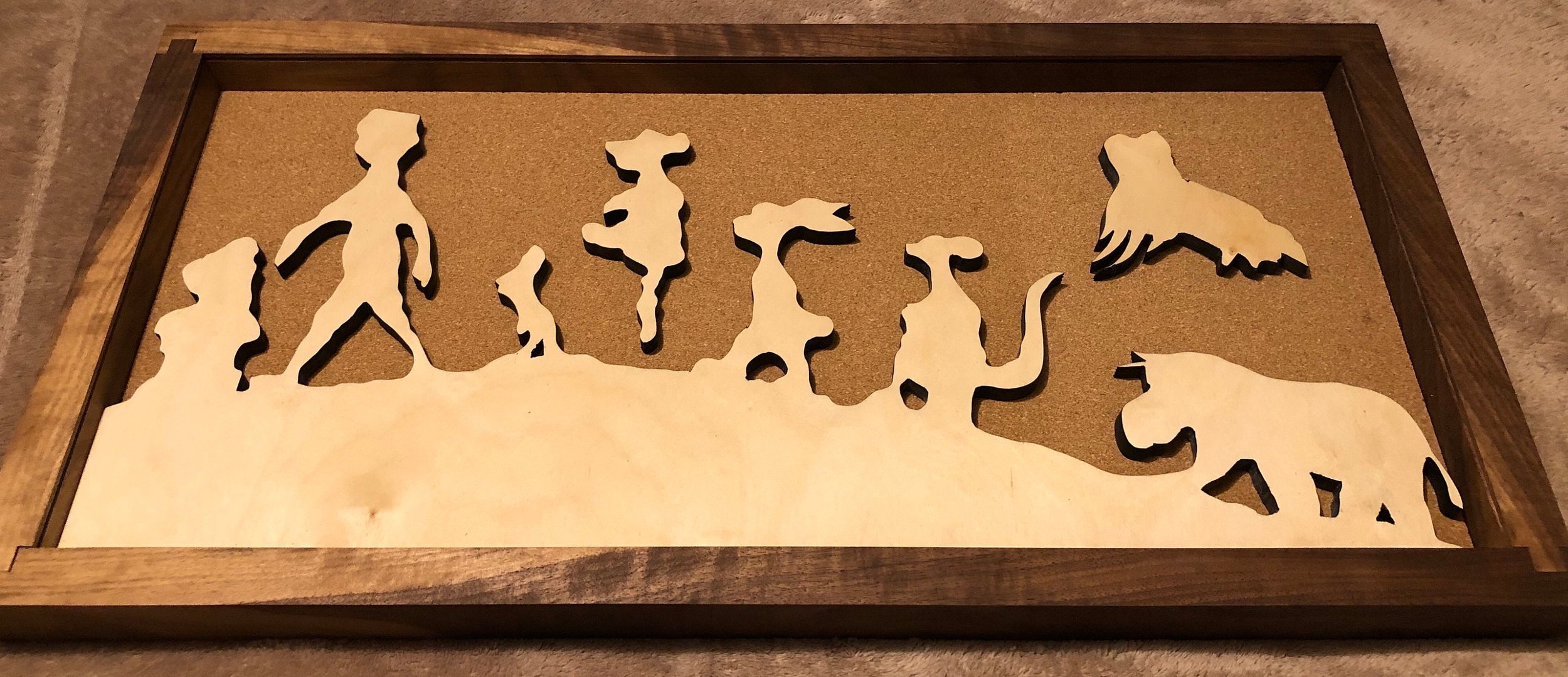 Disney Inspired Winnie the Pooh Pin Display Shadowbox ( Pooh and Friends), Corkboard, Cork Display