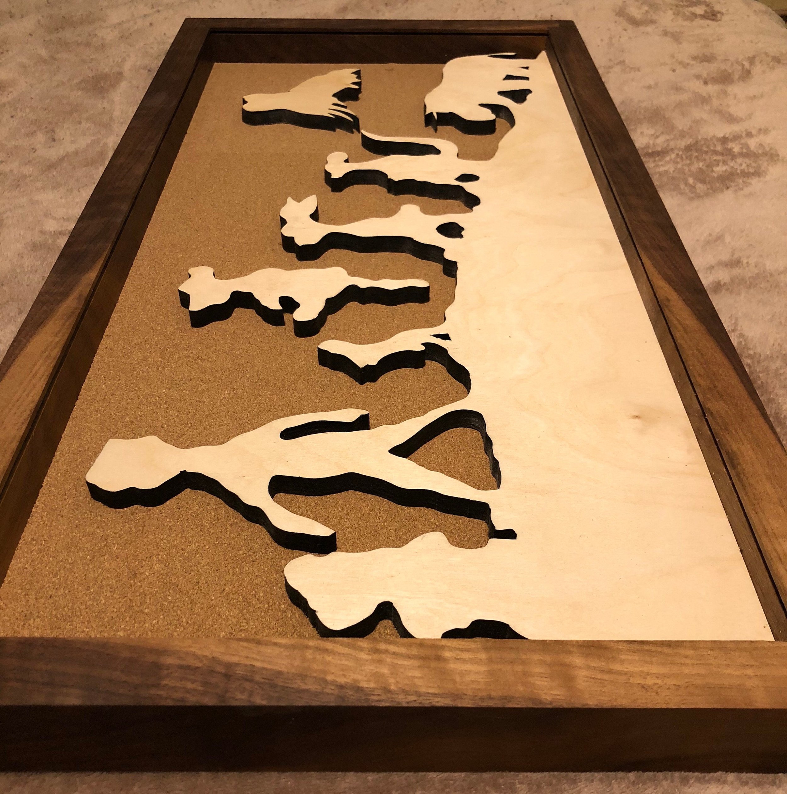 Disney Inspired Winnie the Pooh Pin Display Shadowbox ( Pooh and Friends), Corkboard, Cork Display