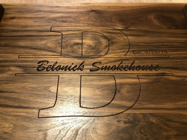 Handmade hardwood engraved serving tray, charcuterie, bbq, serve