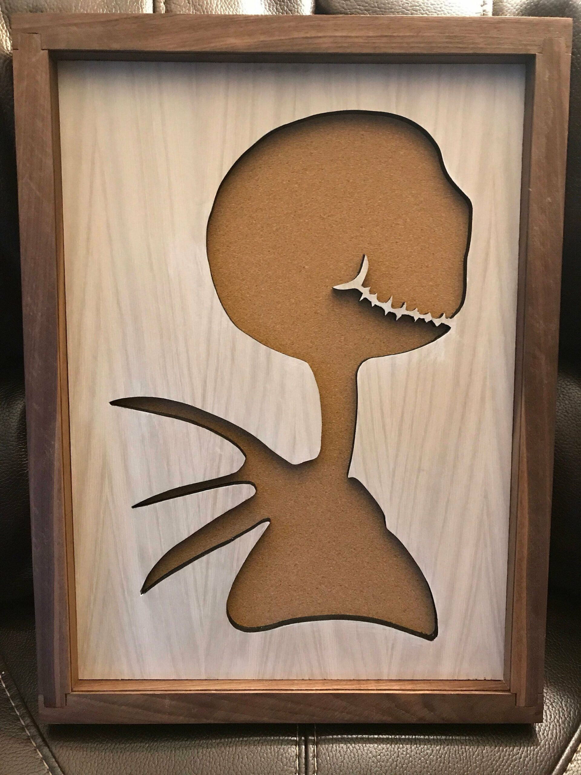 Disney Inspired Nightmare Before Christmas Pin Display Shadowbox (Jack Skellington and Sally), Corkboard, Cork Display
