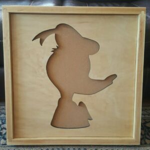 Disney Inspired Pin Display Shadowbox (Donald Duck), Corkboard, Cork Display