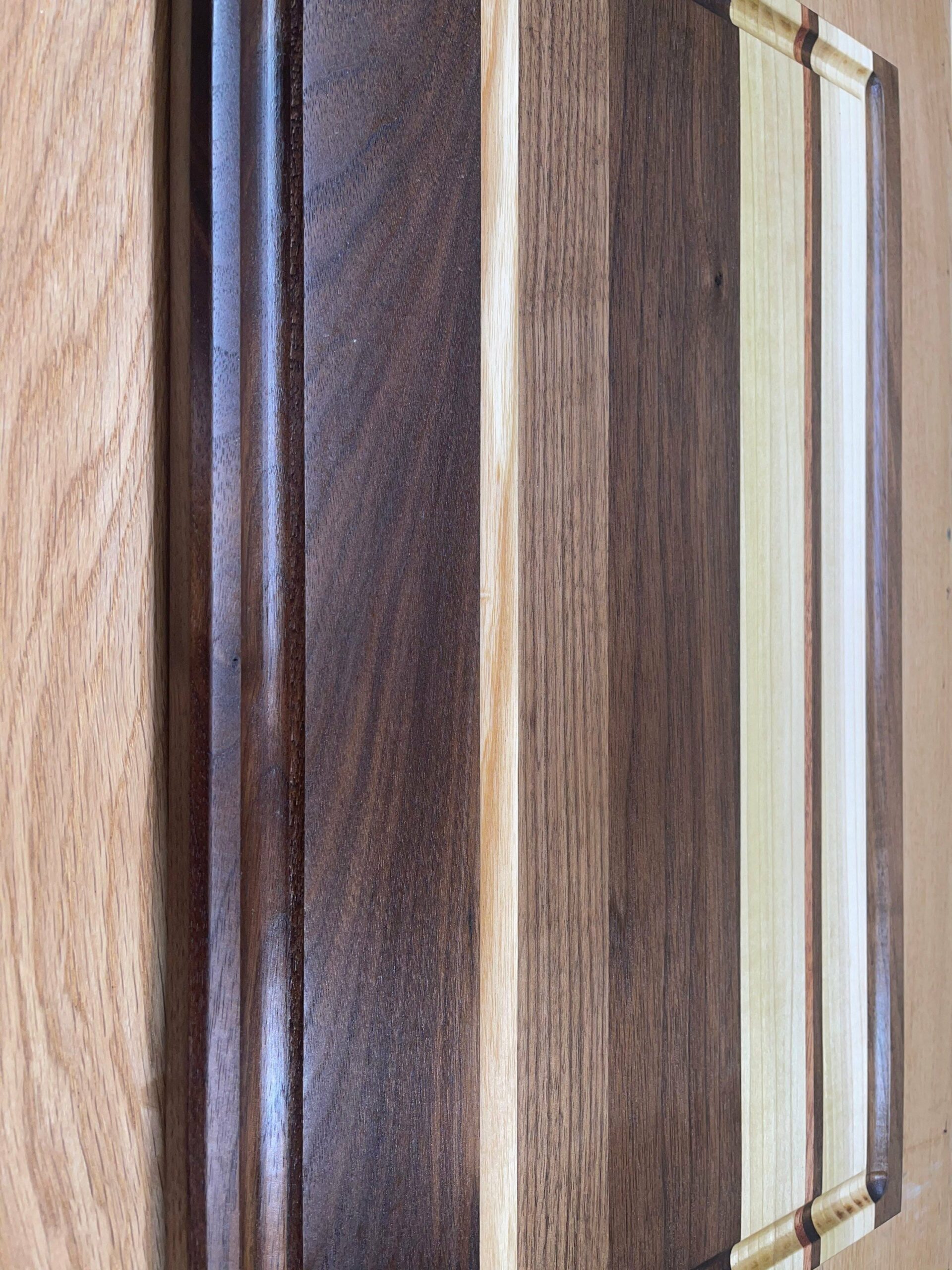 Handmade hardwood cutting board, charcuterie, serving