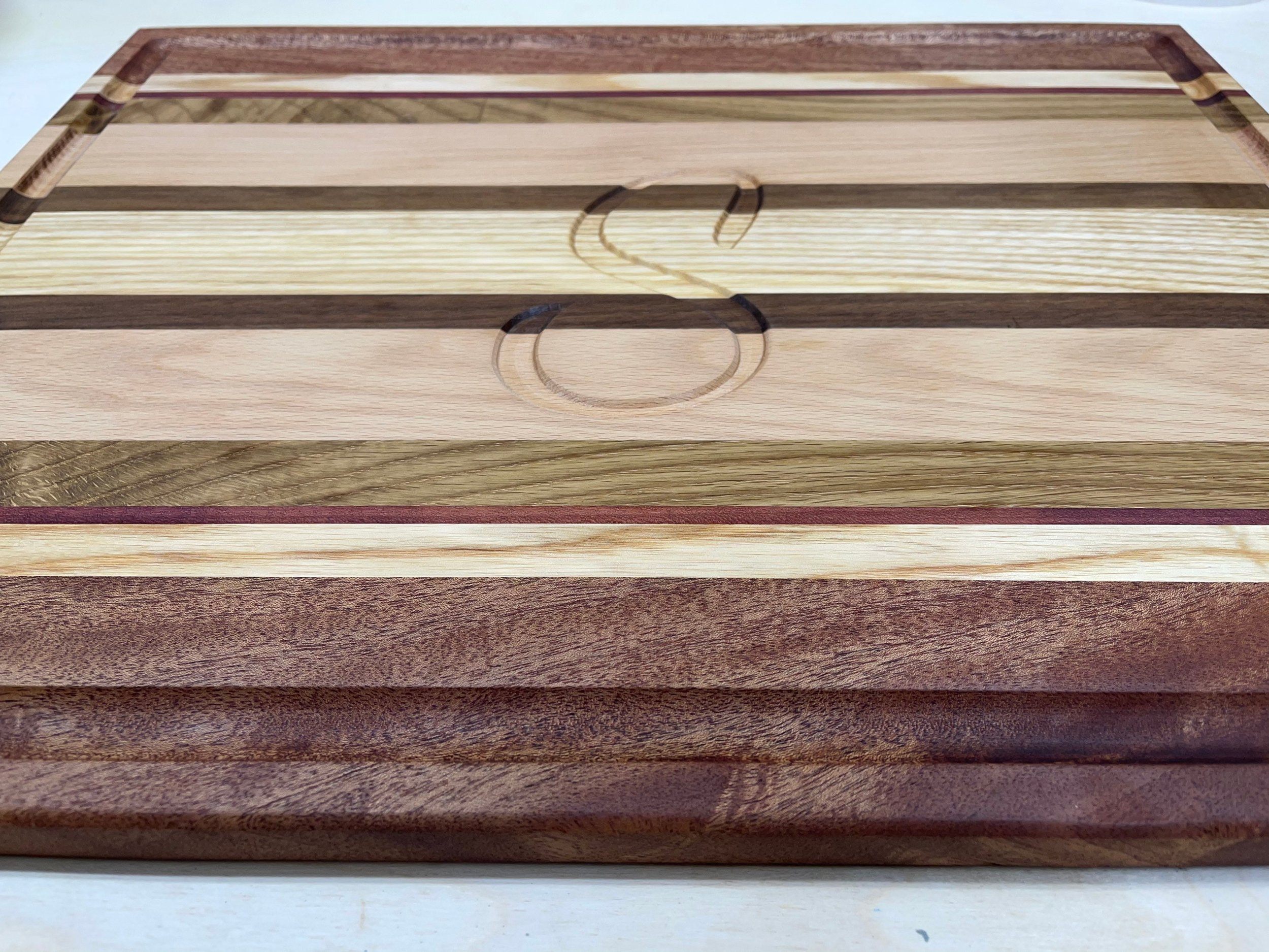 Handmade hardwood cutting board, charcuterie, serving