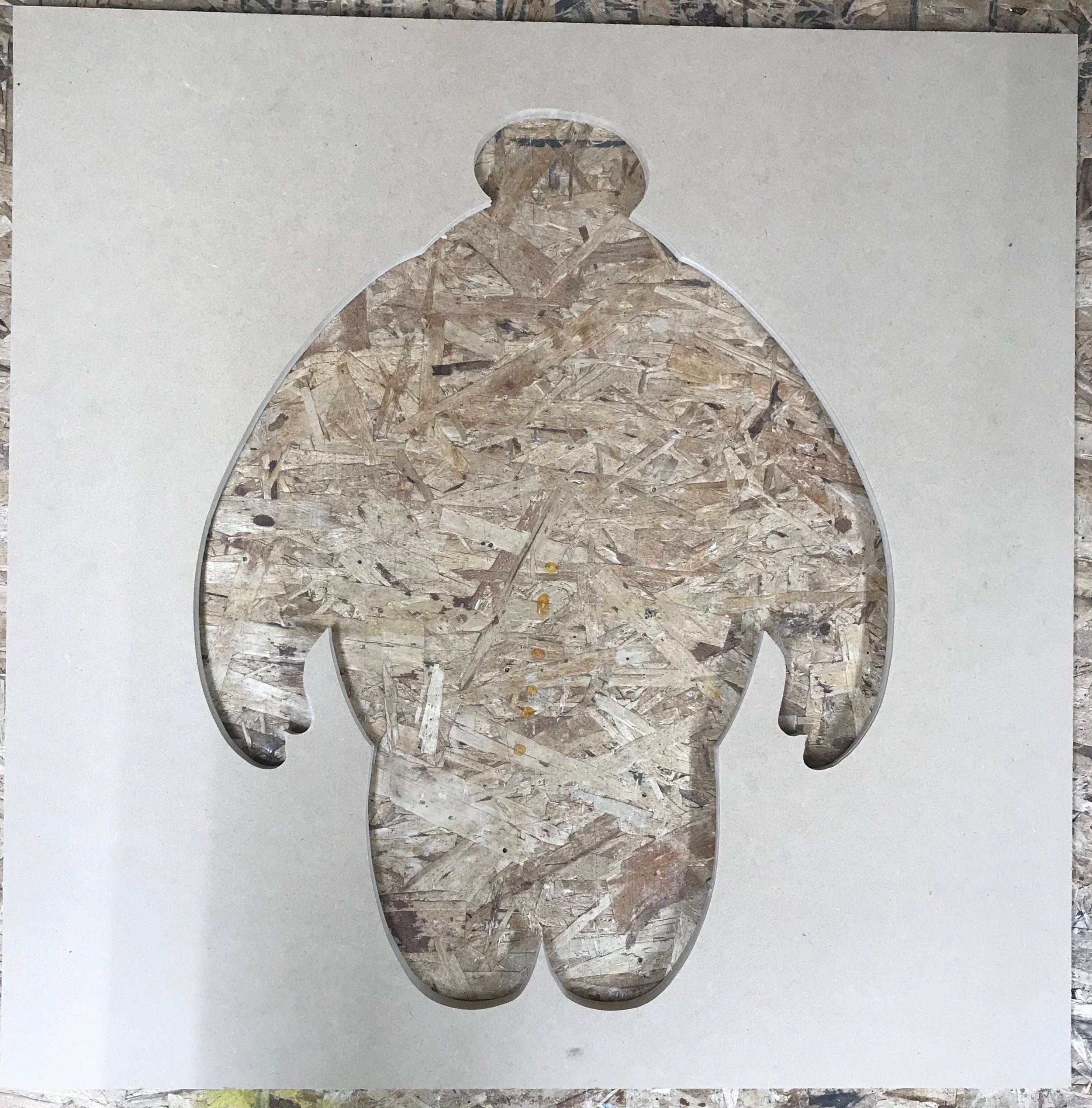 Disney Inspired Pin Display Shadowbox (Baymax), Corkboard, Cork Display