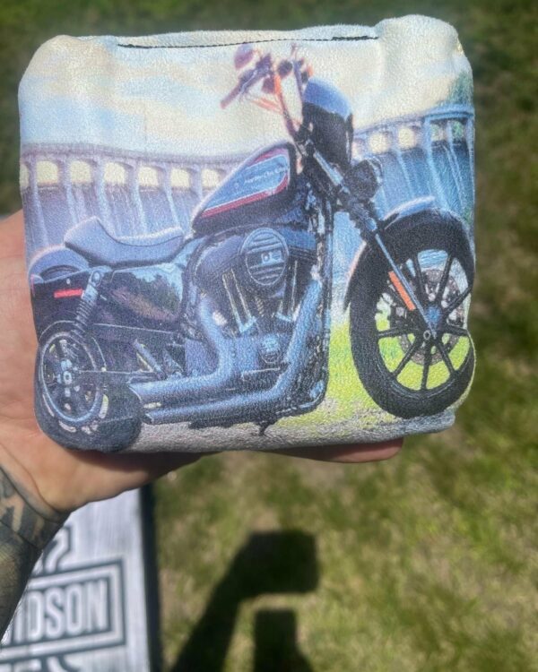 Custom Handmade Cornhole boards with custom bags