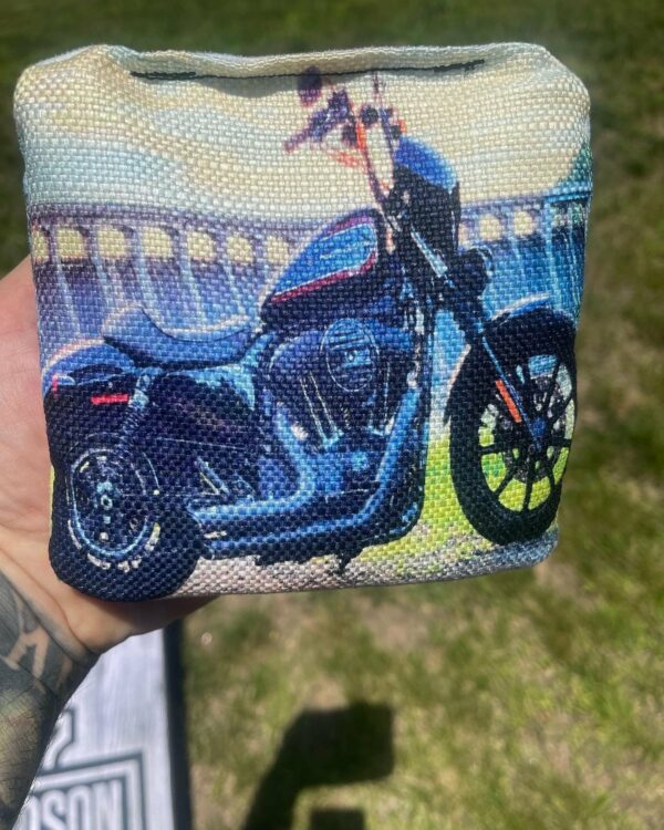 Custom Handmade Cornhole boards with custom bags