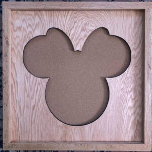 Disney Inspired Pin Display Shadowbox (Minnie Mouse), Corkboard, Cork Display