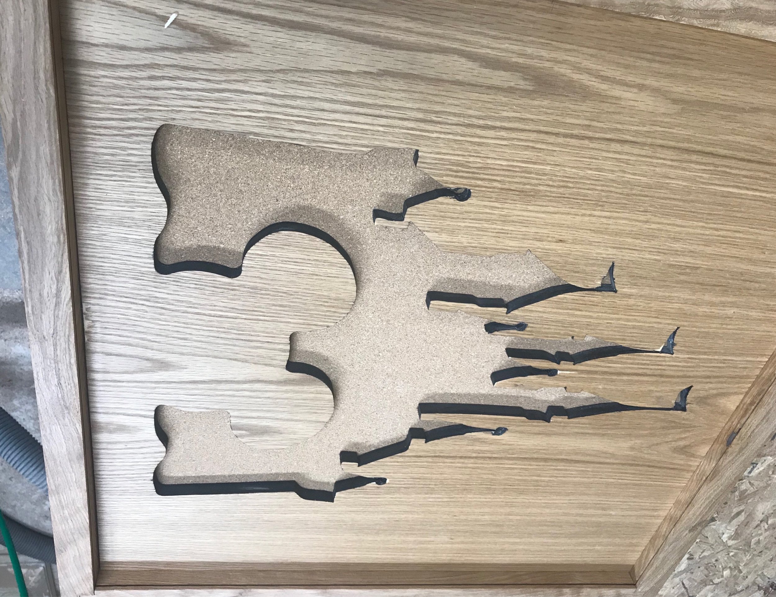 Disney Inspired Pin Display Shadowbox (Disney Cinderella Castle), Corkboard, Cork Display