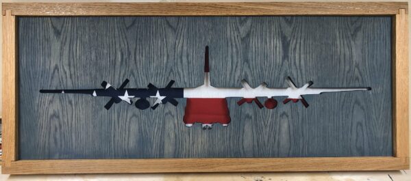 C-130 Hercules Inspired Display Shadowbox, Corkboard, Cork Display, medal display, Coast Guard, Navy