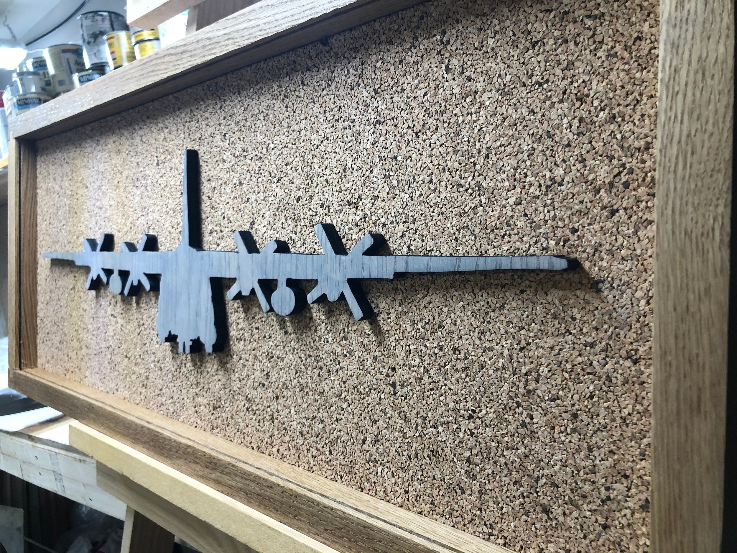 C-130 Hercules Inspired Display Shadowbox, Corkboard, Cork Display, medal display, Coast Guard, Navy