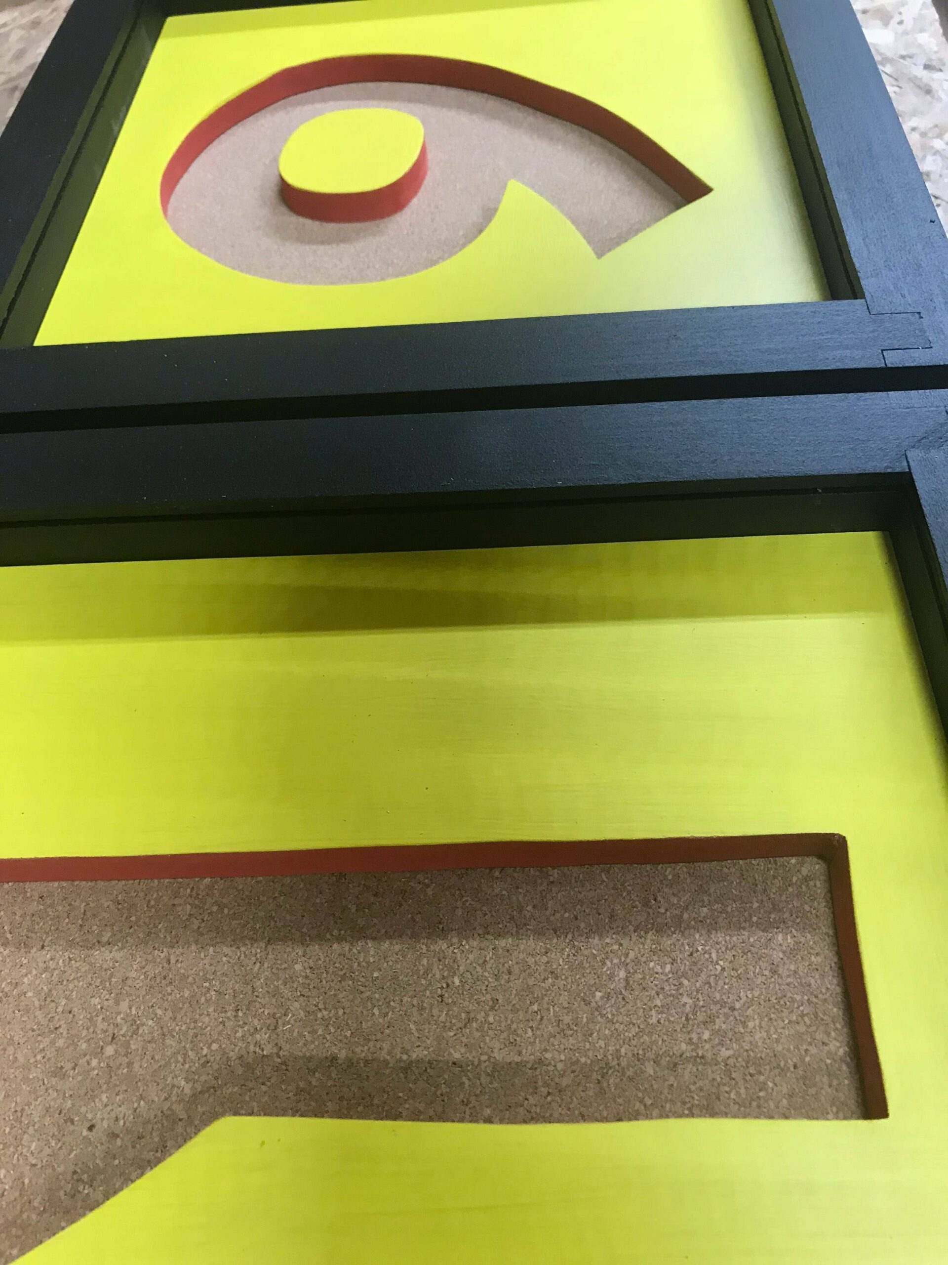 Disney Inspired Pin Display Shadowbox (Mickey Mouse 1928), Corkboard, Cork Display